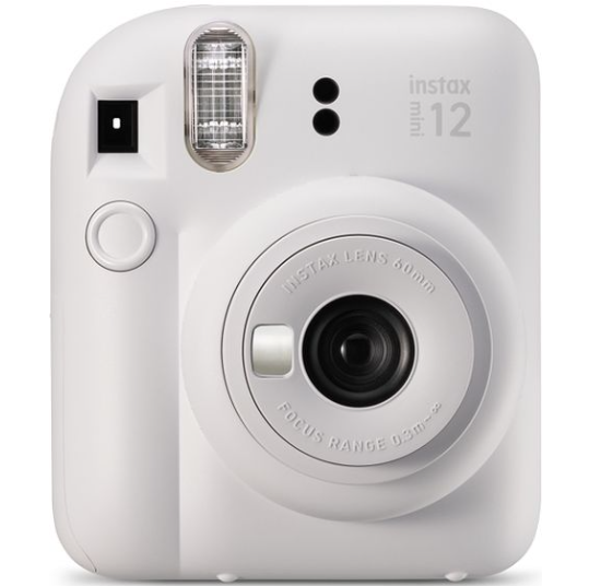 白いInstax mini 12の写真
