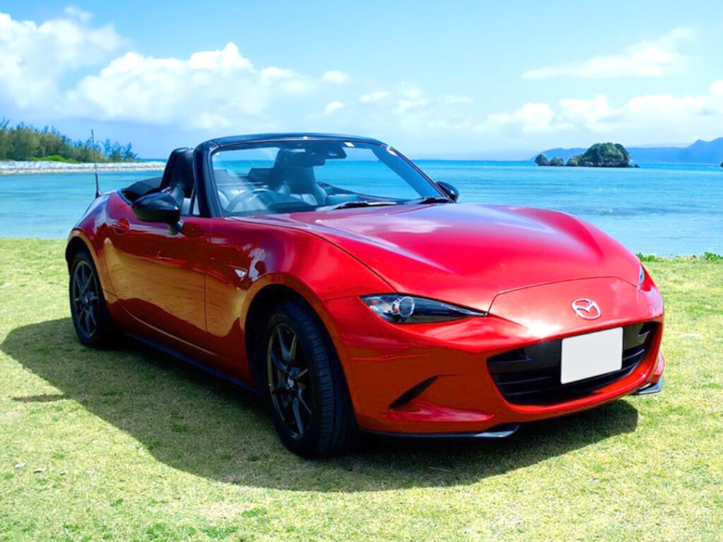 赤いロードスター